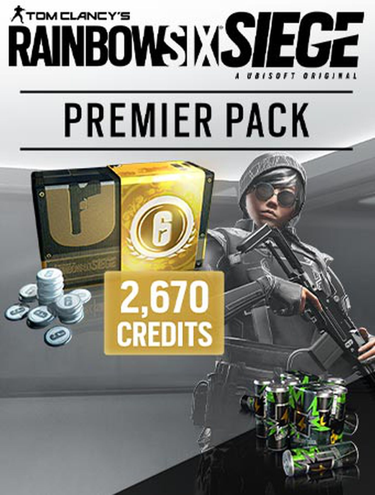 Buy Tom Clancy’s Rainbow Six Siege 2,670 Premier Pack on PC & More