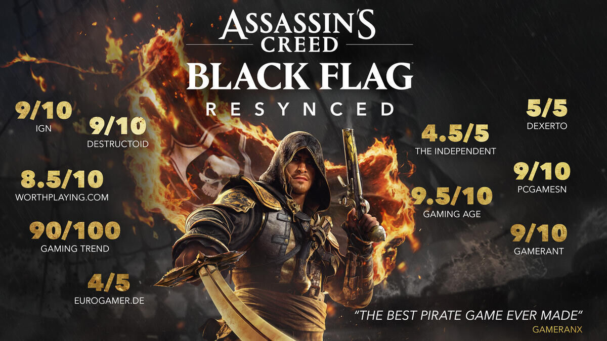 Buy Assassin's Creed Black Flag Resynced Deluxe Edition on PC