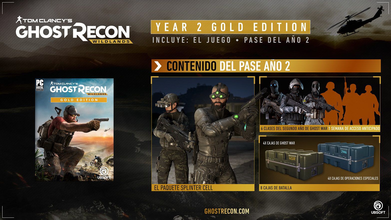 Tom Clancy's Ghost Recon Wildlands Gold Edition – Xbox One – PAL – Tr√®s Bon √©tat (complet)