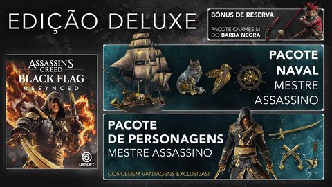 Pré-venda Assassin's Creed Black Flag Resynced Edição Deluxe em PC e Mais |  Ubisoft Store