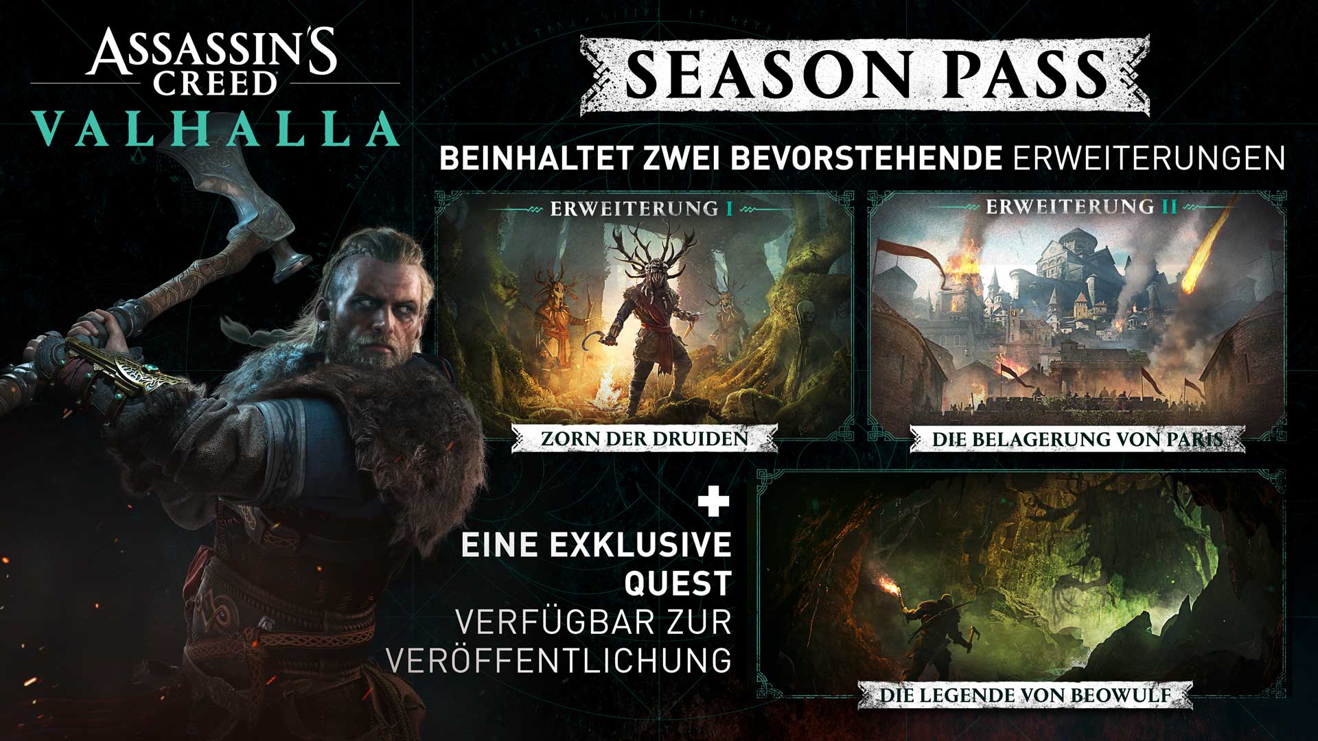 Assassin's Creed Valhalla Season Pass kaufen PC Ubisoft Store DE