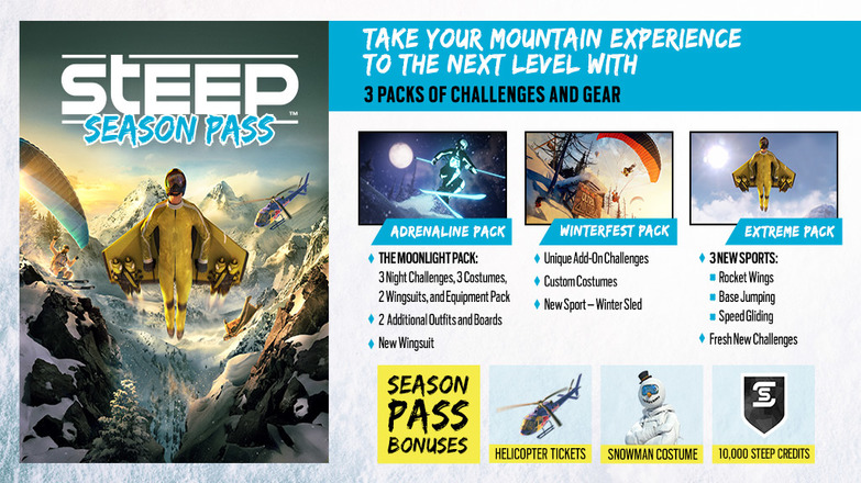 Steep - Season Pass - PC - Compre na Nuuvem