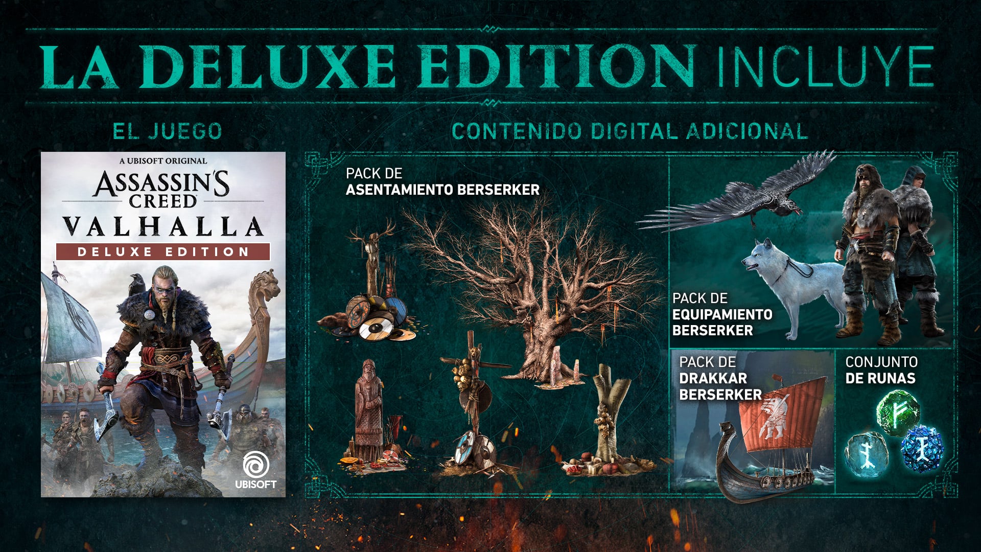 Jeu De Société Assassin's Creed Valhalla - Orlog édition Deluxe - Neuf