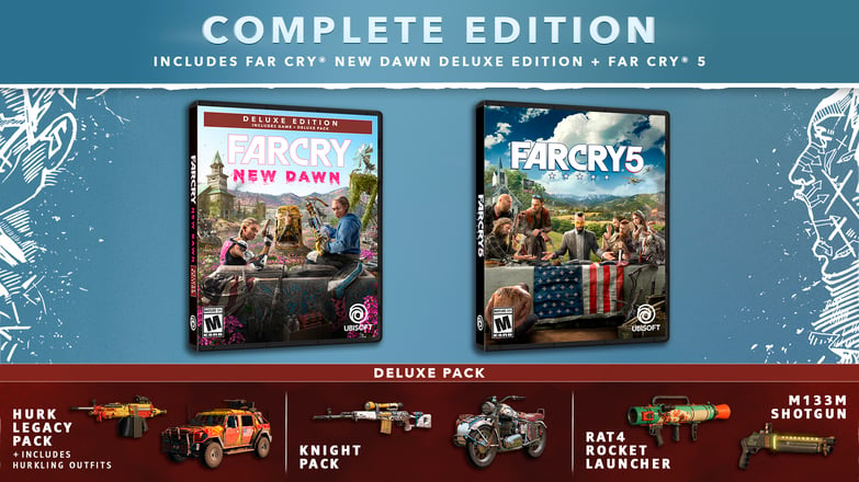 Far Cry 5 Gold Edition + Far Cry New Dawn Deluxe Edition Bundle, PC  Ubisoft Connect Game